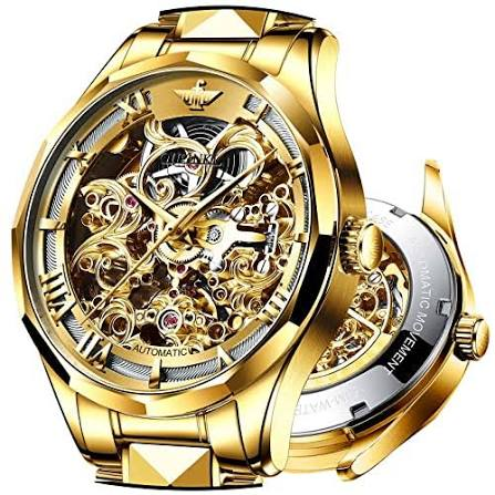 Featured Royal Gold Skeleton Watch